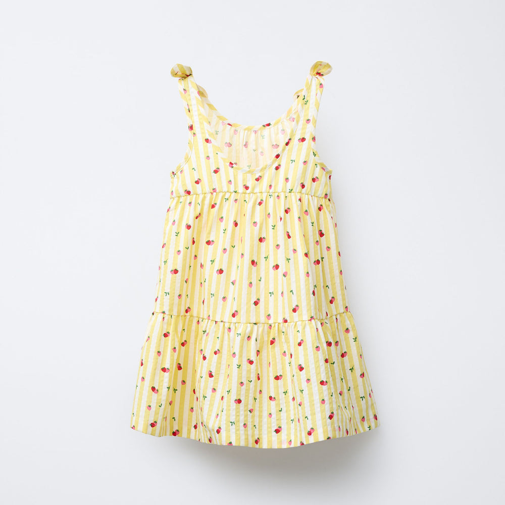 Moudda ZARA - Robe Enfant - Rayure Olive & Imprimé - Tunisie 2