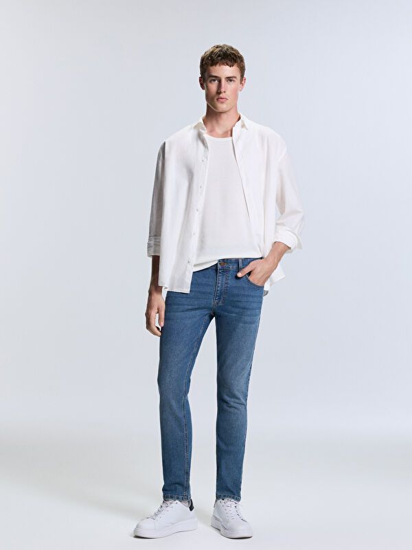 Moudda LC Waikiki - pantalon en jean tissé pour Hommes - Tunisie 6