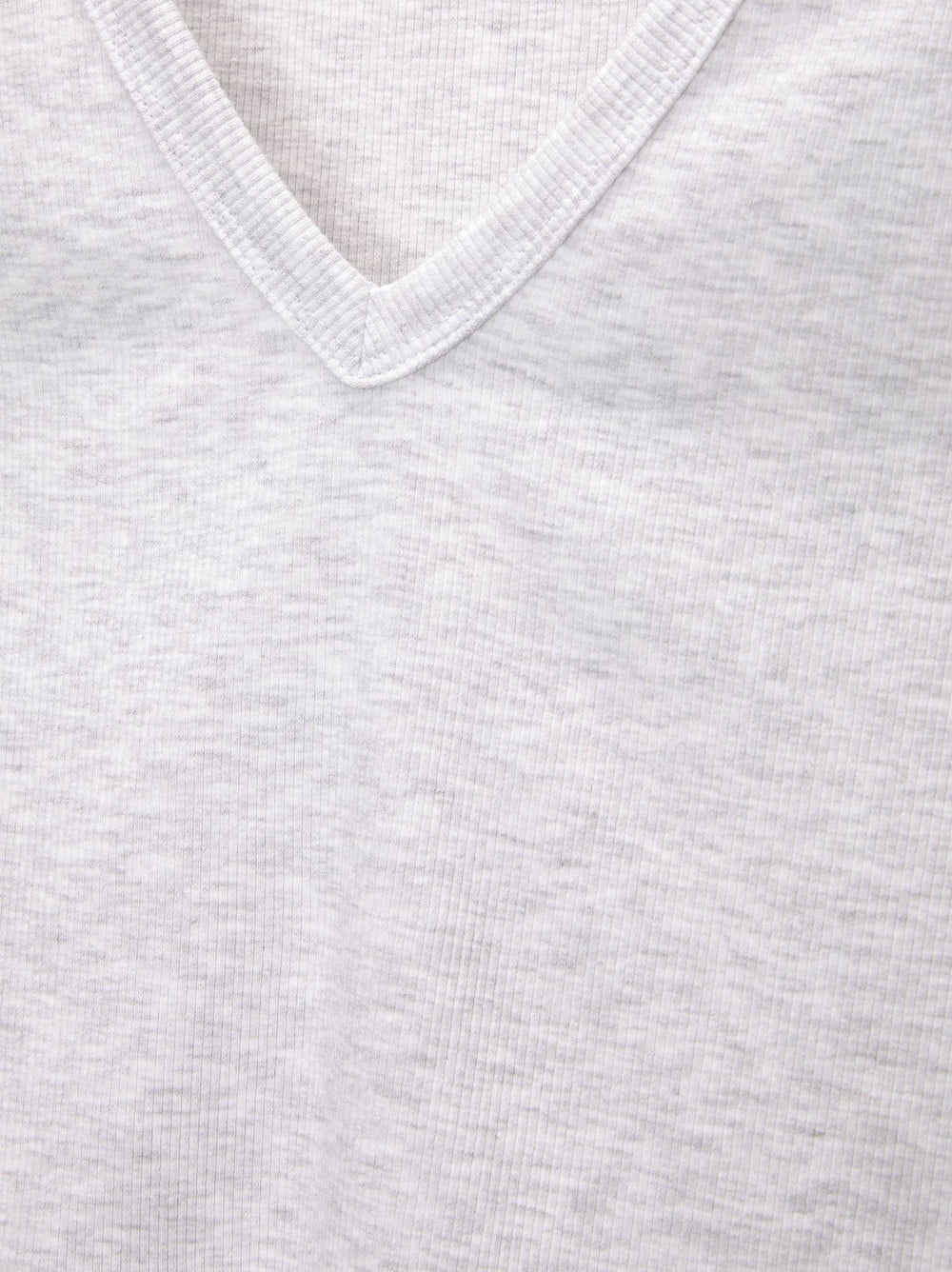 Moudda PULL & BEAR - T-Shirt Basique Crop Côtelé Col V - Tunisie 2