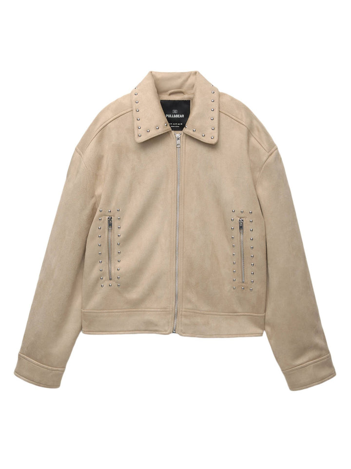 Moudda PULL & BEAR - Veste - Faux Suède & Clous - Tunisie 1