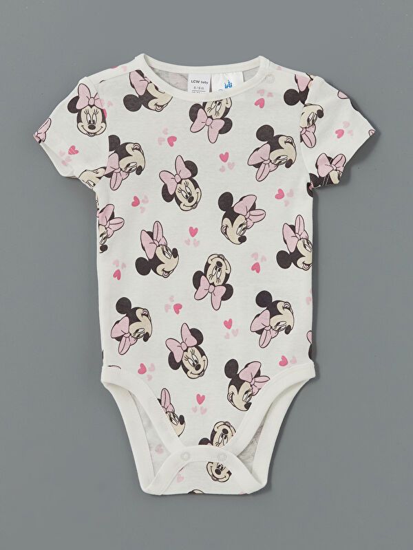 Moudda LC Waikiki - Body imprimé manches courtes en jersey - tenue de sport pour Fille - Tunisie 3