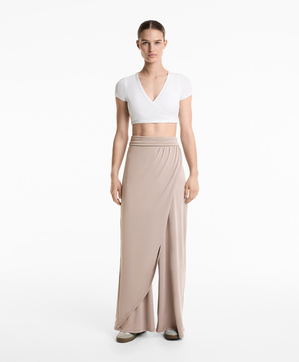 Moudda Oysho - Pantalon Long Wrap - Modal/Polyester - Tunisie 2