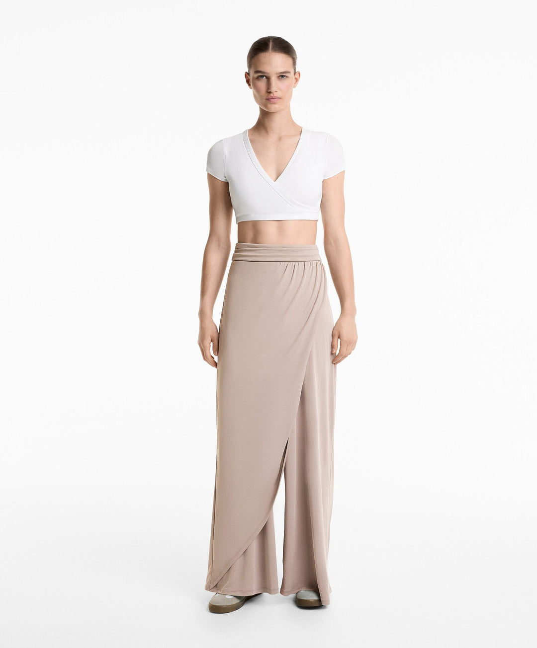 Moudda Oysho - Pantalon Long Wrap - Modal/Polyester - Tunisie 2