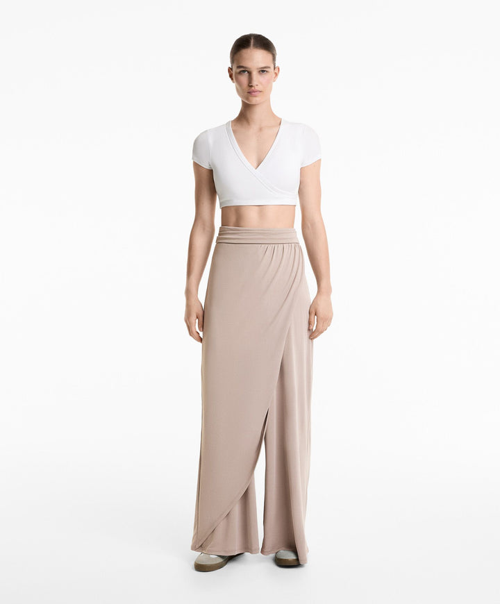 Moudda Oysho - Pantalon Long Wrap - Modal/Polyester - Tunisie 2