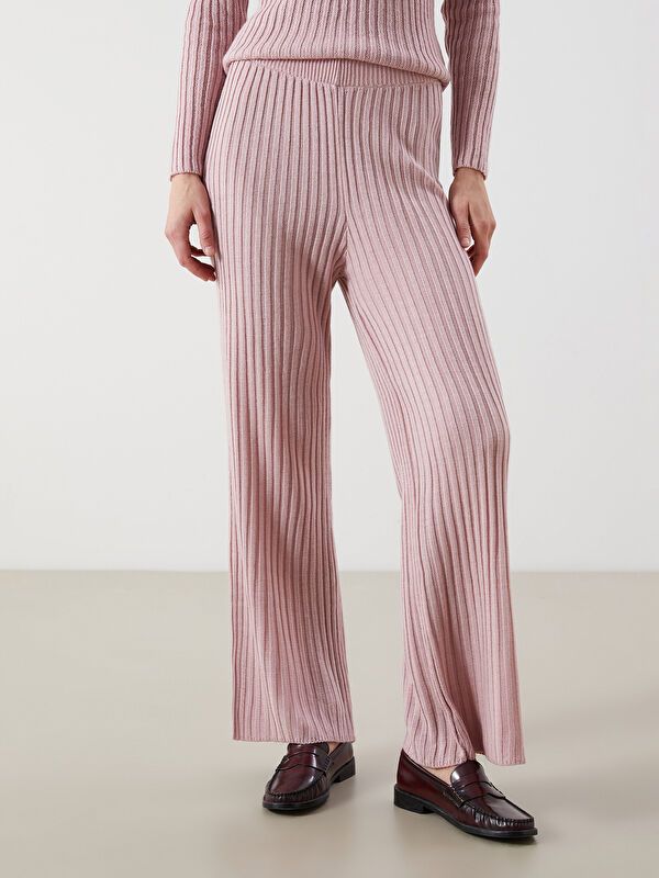 Moudda LC Waikiki - Pantalon tricot Femme Rose clair - Tunisie 2