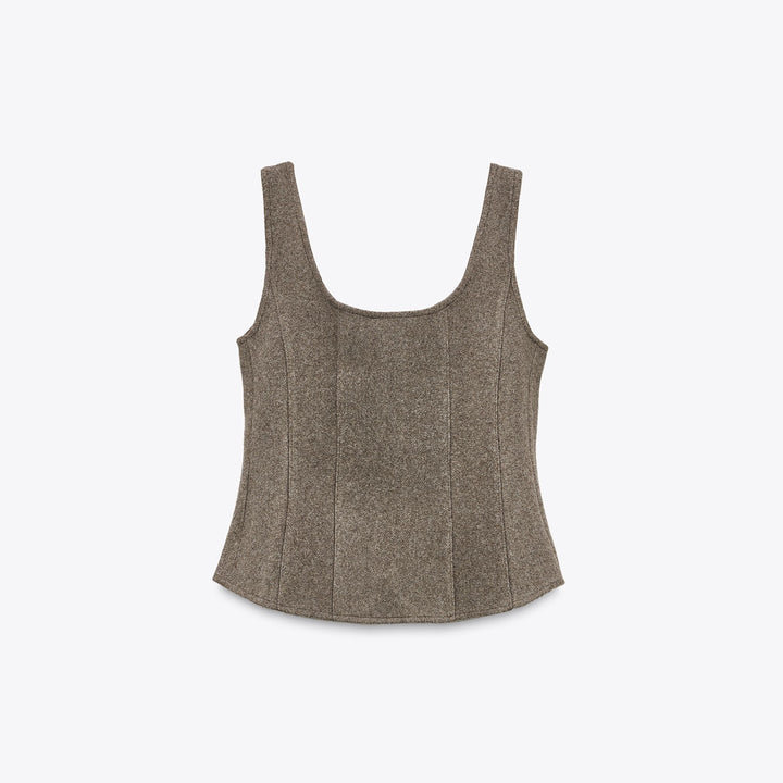 Moudda ZARA - Top Bretelles - Fermeture Éclair & Tissu - Tunisie 2