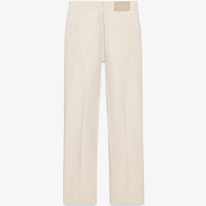 Moudda ZARA - Pantalon Bootcut - Taille Haute & Cropped Naturel - Tunisie 2