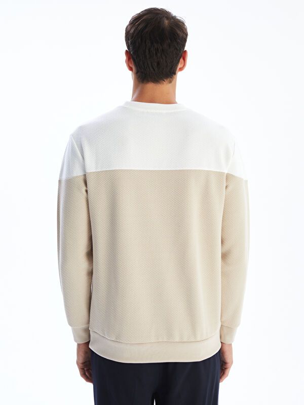 Moudda LC Waikiki - Sweatshirt en jersey Homme Beige - Tunisie 4