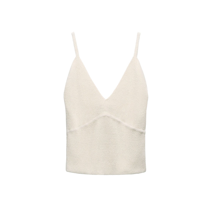 Moudda ZARA - Top fines bretelles encolure en V avec lin - Tunisie 3