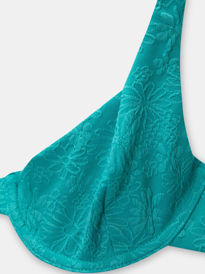 Moudda PULL & BEAR - Top Bikini Pacific Texturé Fleur En Ligne - Tunisie 2
