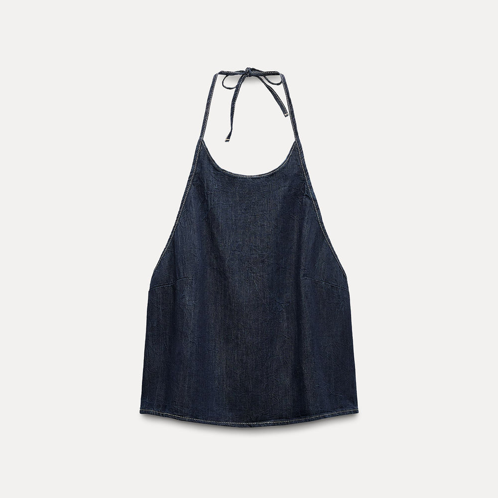 Moudda ZARA - Haut bustier fluide, finitions brut de coupe - Tunisie 2