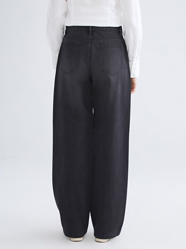 Moudda LC Waikiki - Pantalon jean tissé basique Femme Rodéo noir+m - Tunisie 4