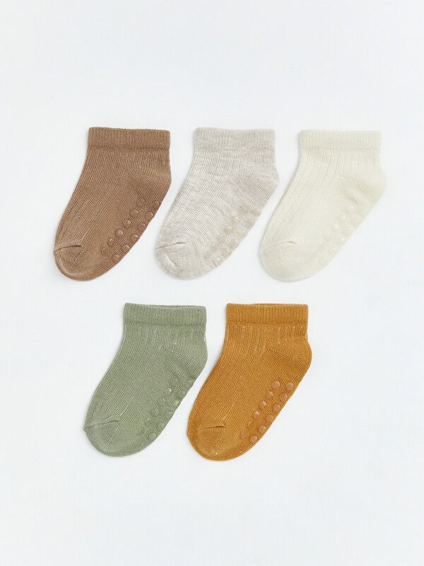 Moudda LC Waikiki - Chaussettes liner trainer (sport) pour Garçon couleur Marron clair - Tunisie 1