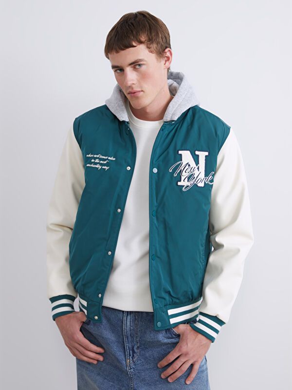 Moudda LC Waikiki - Manteau matelassé léger Homme Vert foncé - Tunisie 1