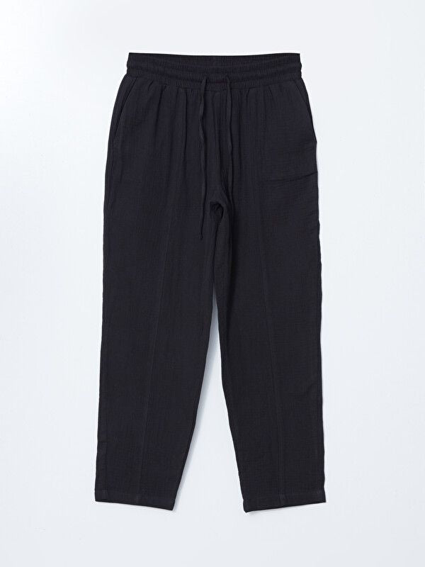 Moudda LC Waikiki - Pantalon fin en tissu pour Femme couleur Noir - Tunisie 1