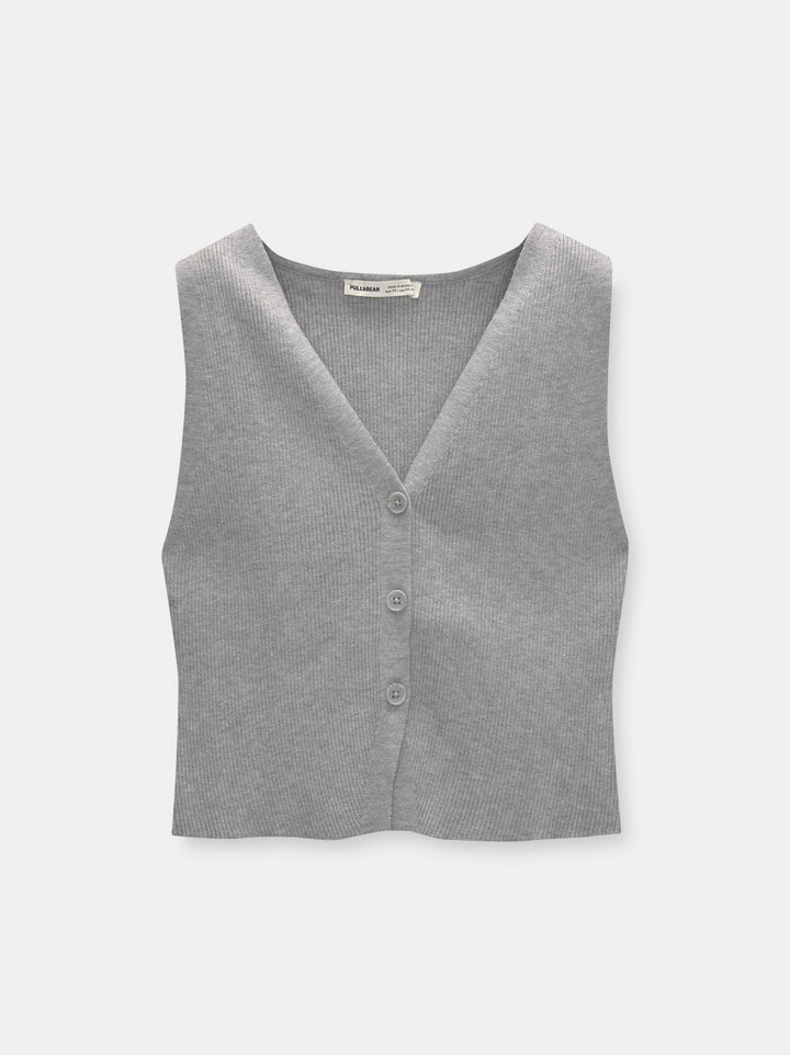 Moudda PULL & BEAR - Gilet Perlé Doux - Tunisie 2