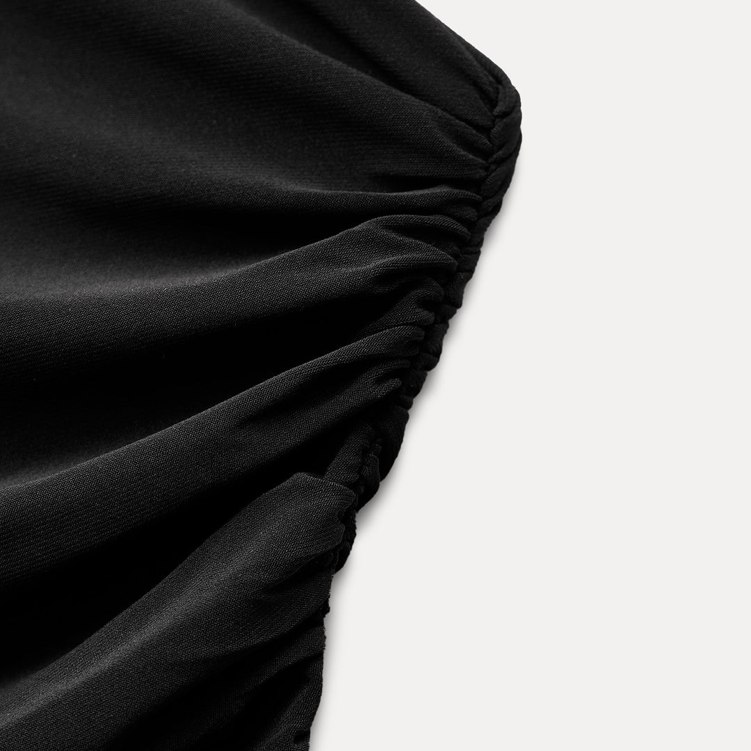 Moudda ZARA - Robe Midi Asymétrique à Fronces - Tunisie 3