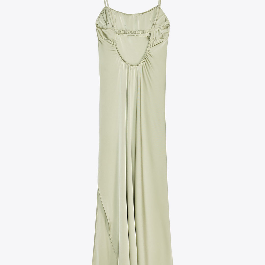 Moudda ZARA - Robe Lingerie Longue - Satin & Fronces - Tunisie 2