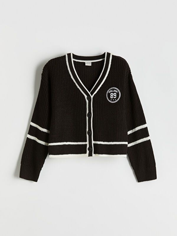 Moudda LC Waikiki - Cardigan en tricot Fille Noir - Tunisie 1