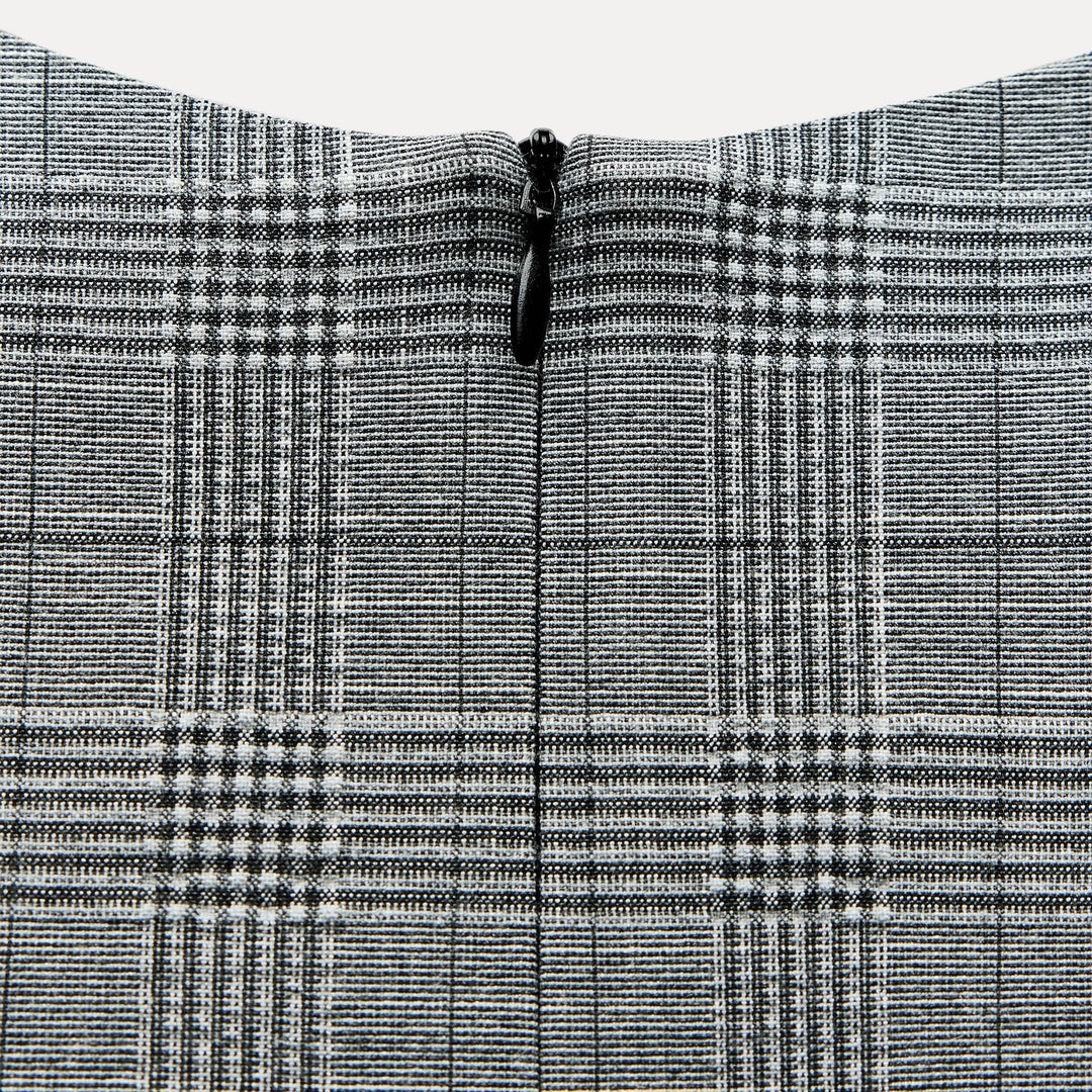 Moudda ZARA - Robe carreaux boutons dorés - Tunisie 4