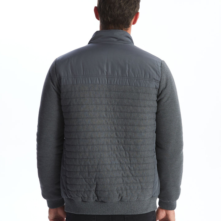 Moudda LC Waikiki - Cardigan-manteau en tricot couleur Gris mélangé pour hommes - Tunisie 5