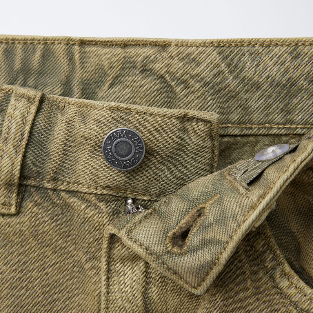 Moudda ZARA - Pantalon - Multi-poches & Olive - Tunisie 3