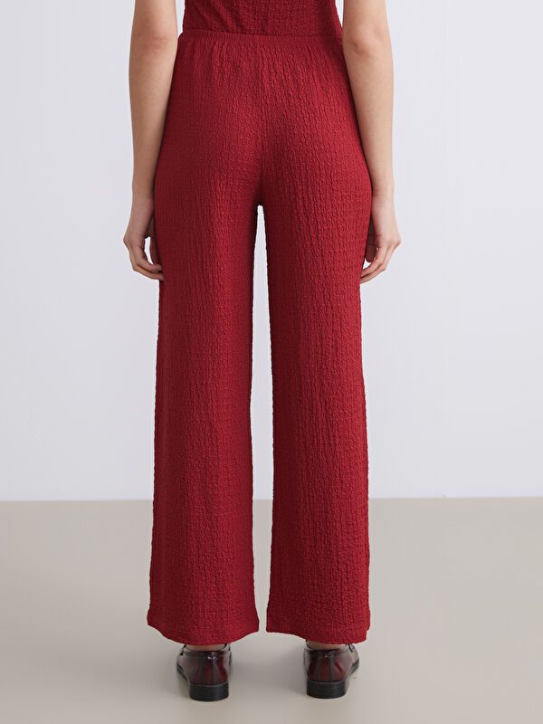 Moudda LC Waikiki - Pantalon en jersey Femme Bordeaux - Tunisie 4