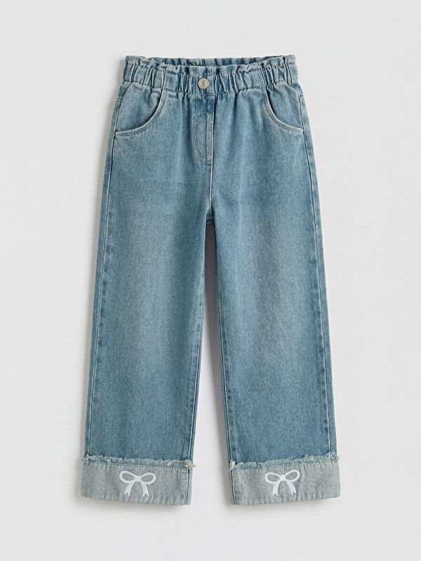 Moudda LC Waikiki - Pantalon en jean pour Fille couleur Rodeo Bleu indigo moyen - Tunisie 1