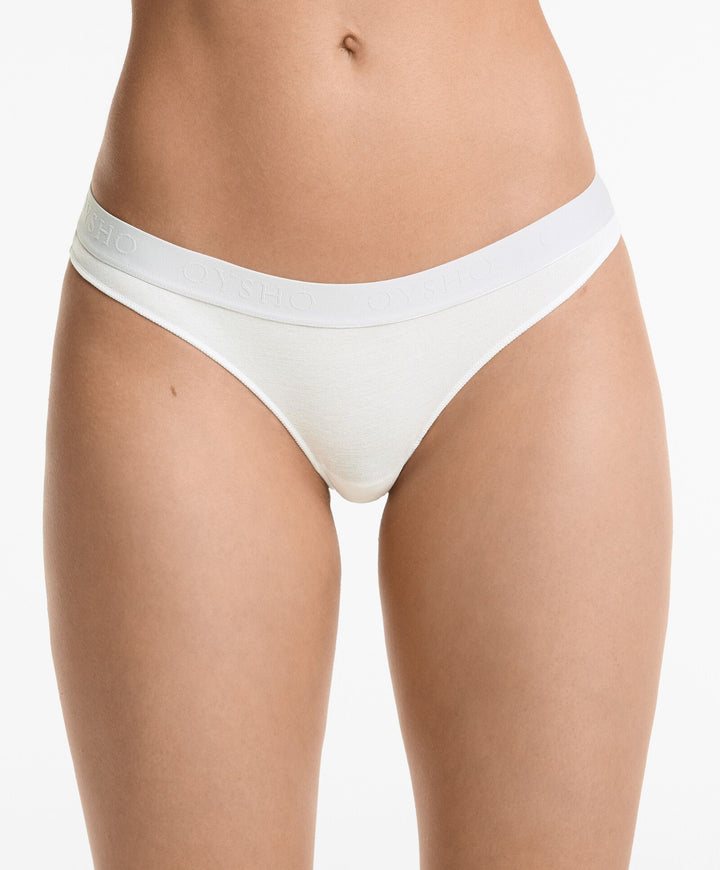 Moudda Oysho - Pack 3 Culottes Coton - Logo Capsule (BM) - Tunisie 2
