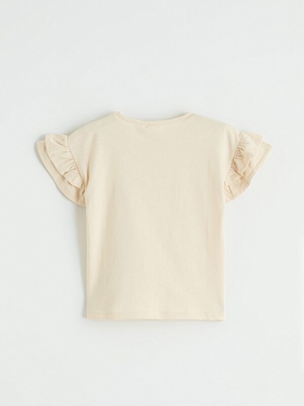 Moudda LC Waikiki - Body manches courtes en jersey - Sous licence pour Fille couleur Beige peau - Tunisie 3