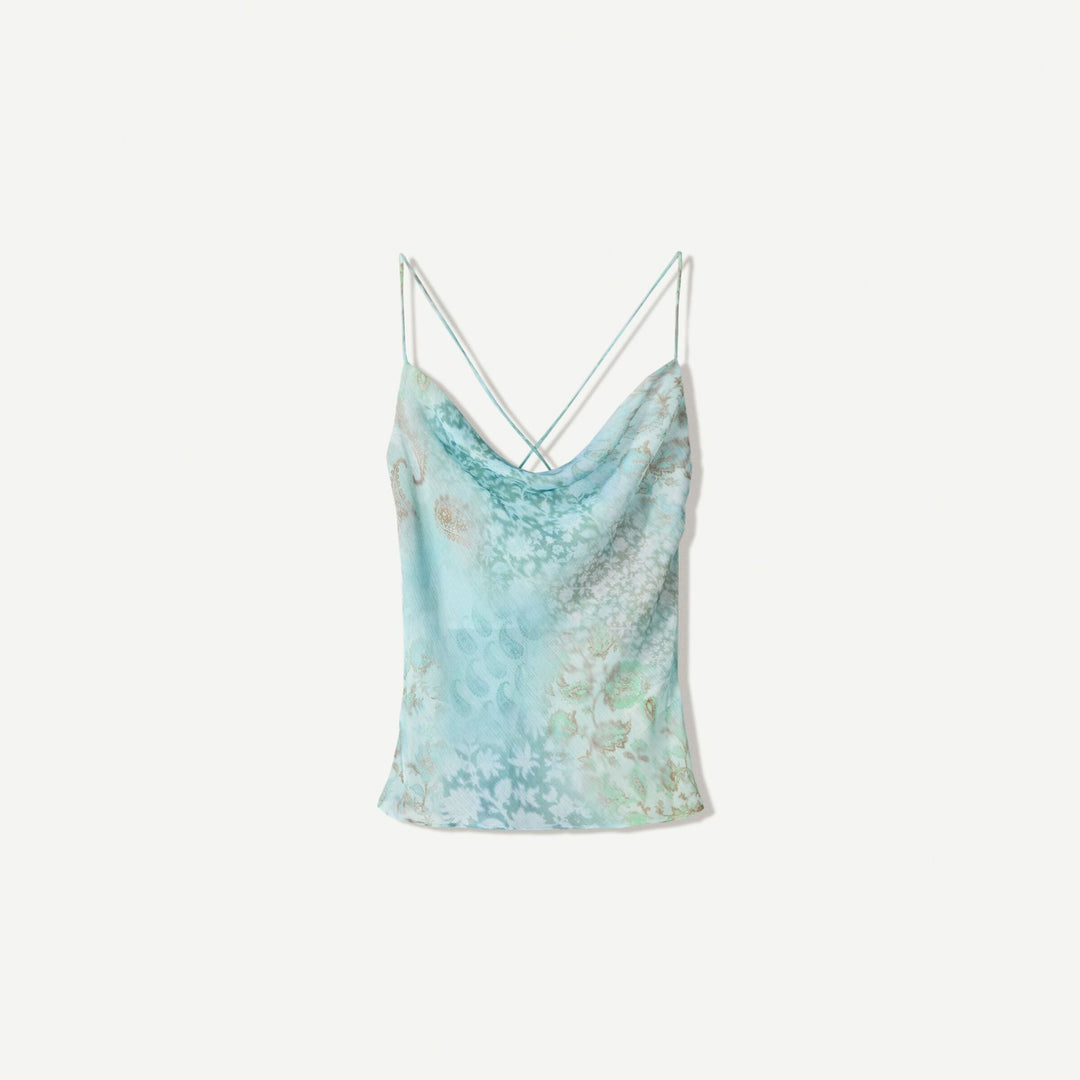 Moudda BERSHKA - Top Chiffon - Imprimé - Tunisie 1