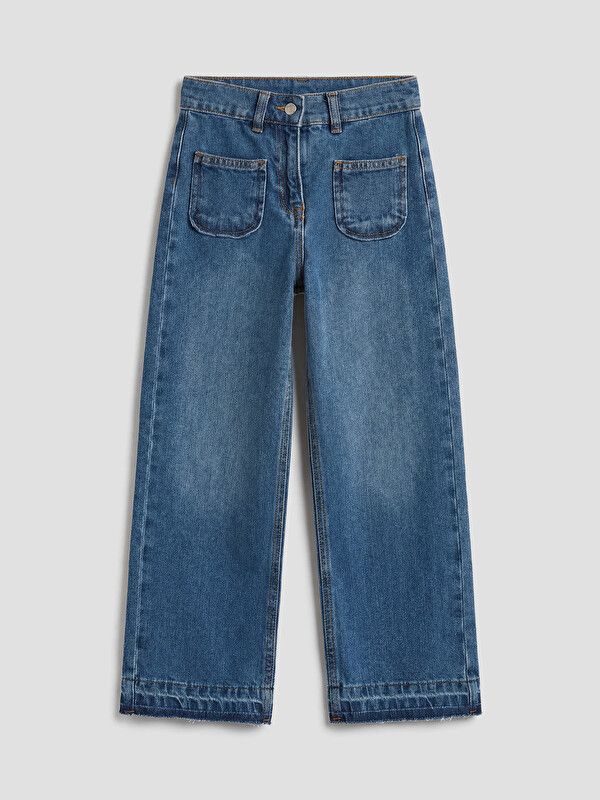 Moudda LC Waikiki - Pantalon en jean pour Fille couleur Rodeo Bleu indigo moyen - Tunisie 1