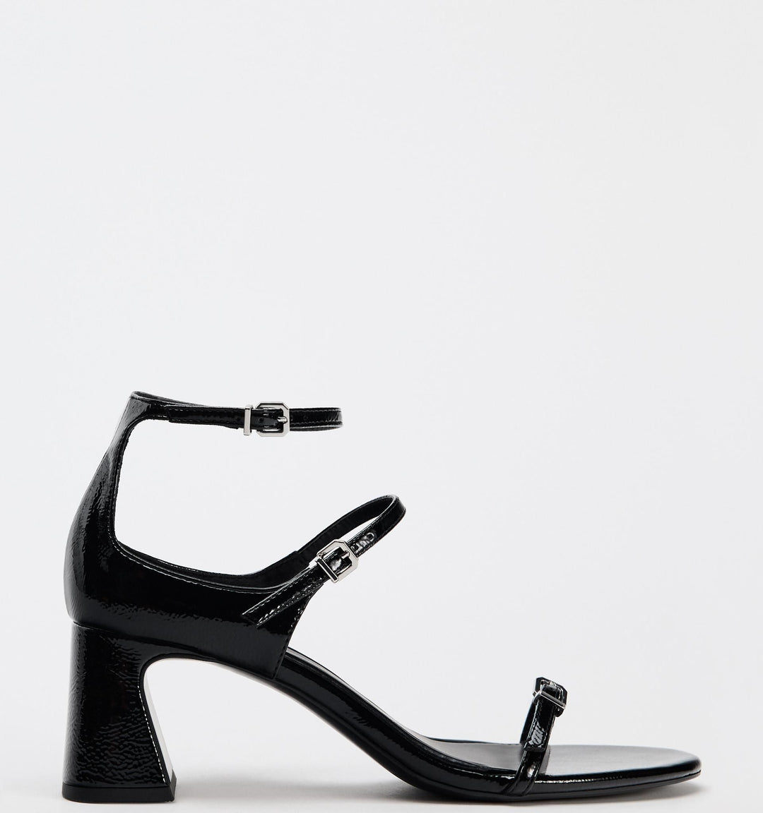 Moudda ZARA - Sandale talon large Mary Jane vernis - Tunisie 5