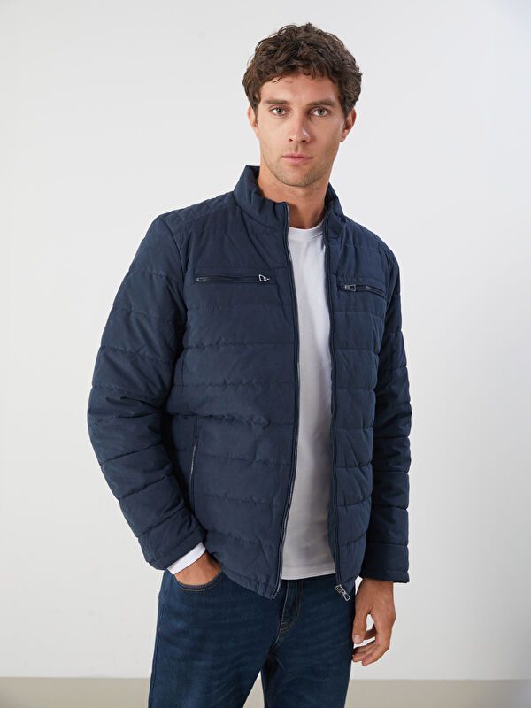 Moudda LC Waikiki - Manteau d'hiver couleur Bleu marine pour hommes - Tunisie 1