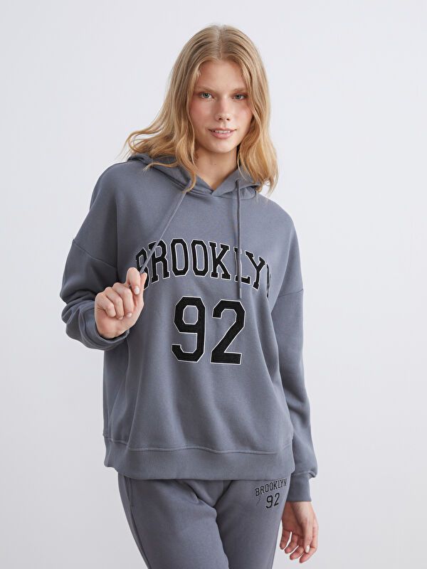 Moudda LC Waikiki - Sweatshirt en jersey Femme Anthracite - Tunisie 1