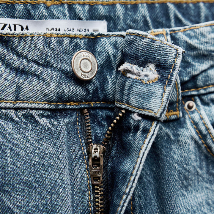 Moudda ZARA - Bermuda Taille Moyenne Délavé - Tunisie 4