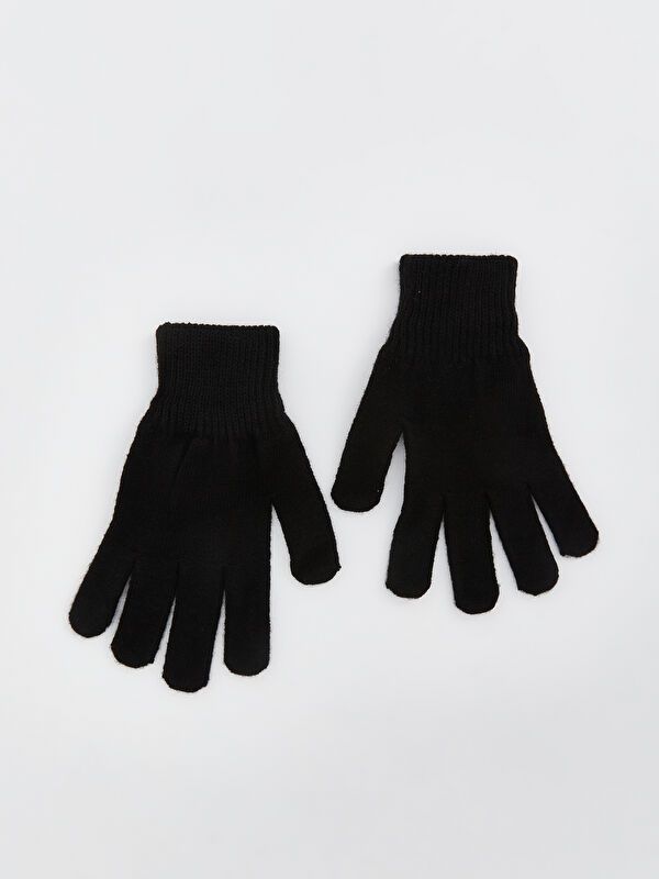 Moudda LC Waikiki - Gants tricot Garçon Noir - Tunisie 1