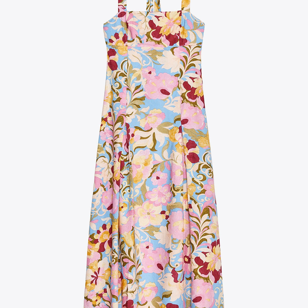 Moudda ZARA - Robe Midi - Imprimé Floral & Lin/Viscose - Tunisie 1