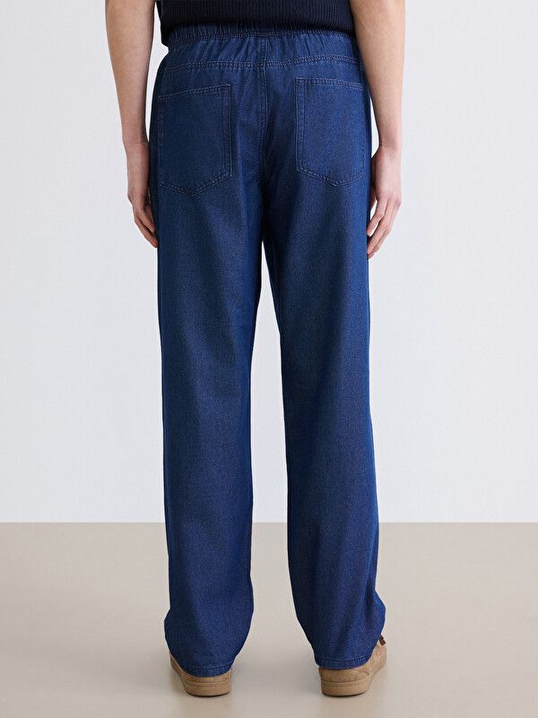 Moudda LC Waikiki - Pantalon basique en jean pour Homme couleur Rodeo foncé - Tunisie 4