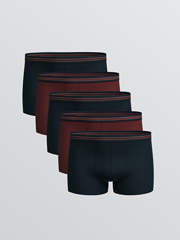 Moudda LC Waikiki - Boxer basique pour Homme couleur Bordeaux - Tunisie 1