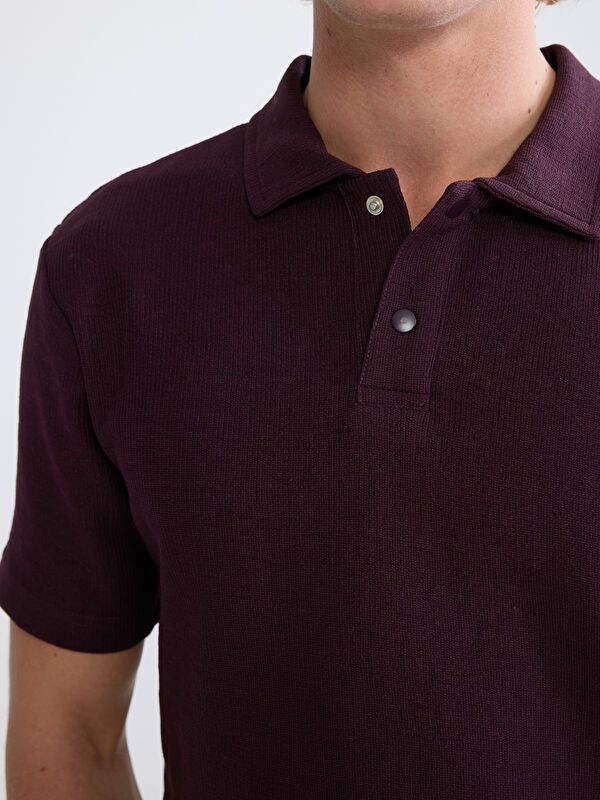Moudda LC Waikiki - T-shirt col polo manches courtes en jersey - Tunisie 3