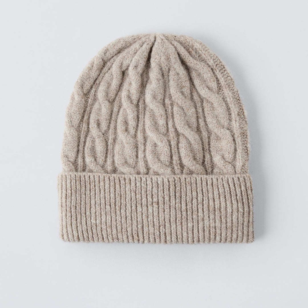 Moudda ZARA - Bonnet Ski Fille - Tresses & Laine (Naturel) - Tunisie 3