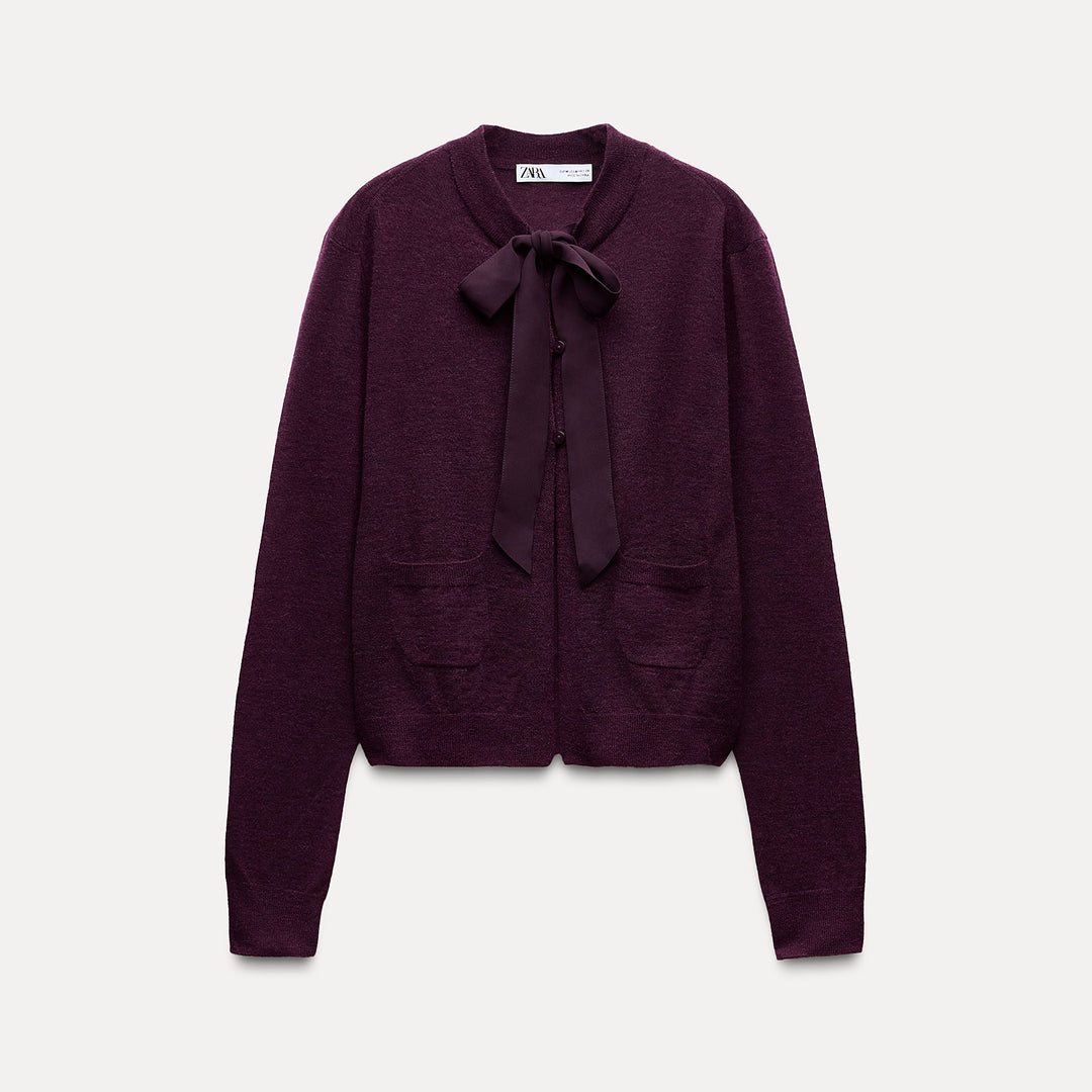 Moudda ZARA - Veste laine-alpaga, laçage et boutons - Tunisie 1