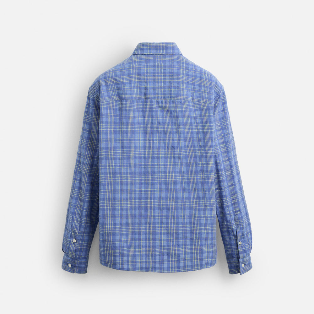 Moudda ZARA - Chemise - Carreaux (Mauve & Bleu) - Tunisie 2