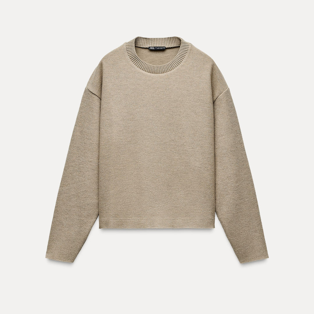Moudda ZARA - Sweat en Maille Manches Longues Doux - Tunisie 1