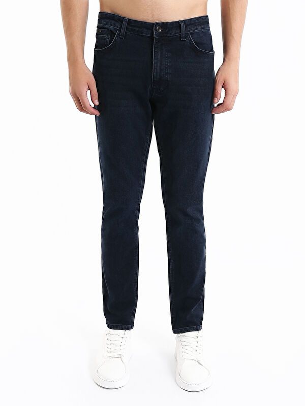 Moudda LC Waikiki - Jean basique en denim couleur Rodeo foncé pour hommes - Tunisie 2