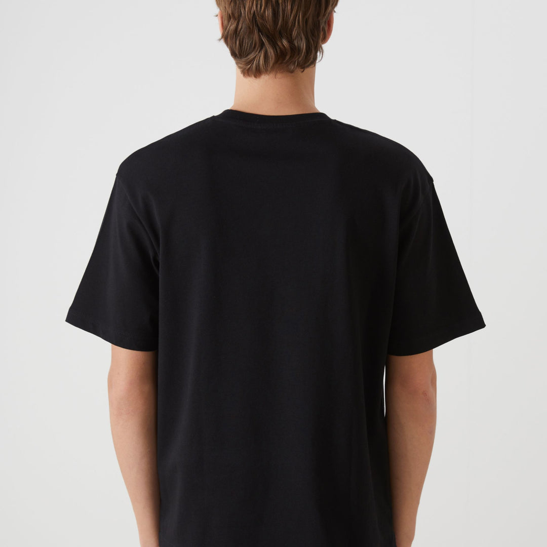 Moudda LC Waikiki - T-shirt jersey basique manches courtes Homme Noir - Tunisie 4