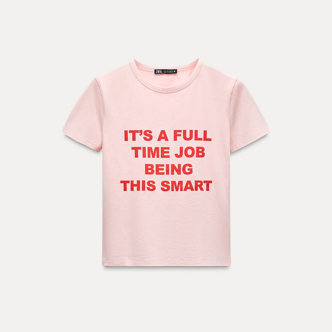 Moudda ZARA - T-shirt imprimé texte - Tunisie 1