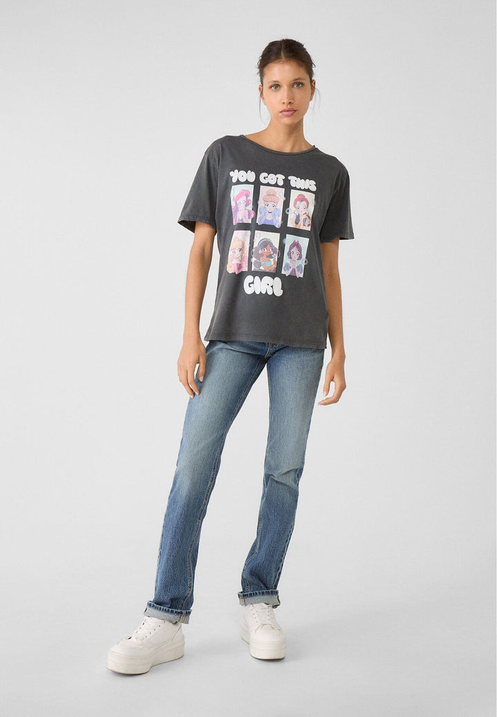 Moudda STRADIVARIUS - T-Shirt Princesses Manches+Calor - Tunisie 3