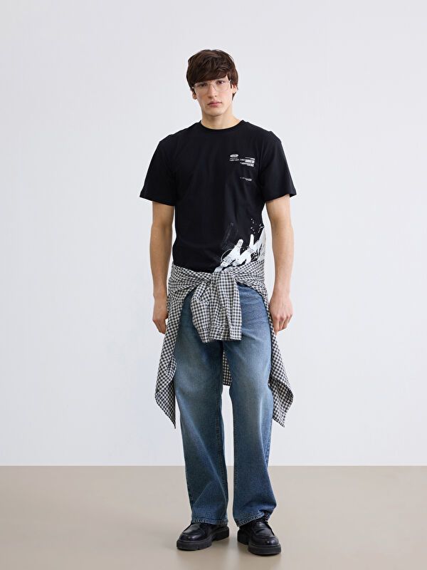 Moudda LC Waikiki - T-shirt imprimé manches courtes en jersey pour Homme - Tunisie 2